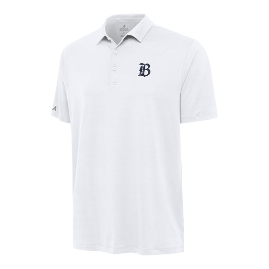 Unisex Bay FC Antigua White Reprocess Polo view 1