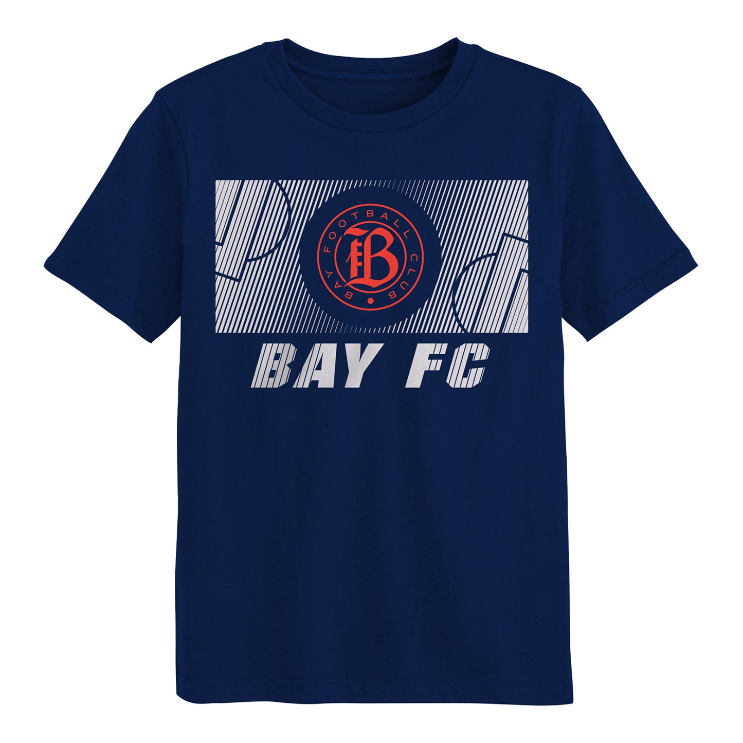 Preschool Bay FC Full Pitch Navy T-Shirt