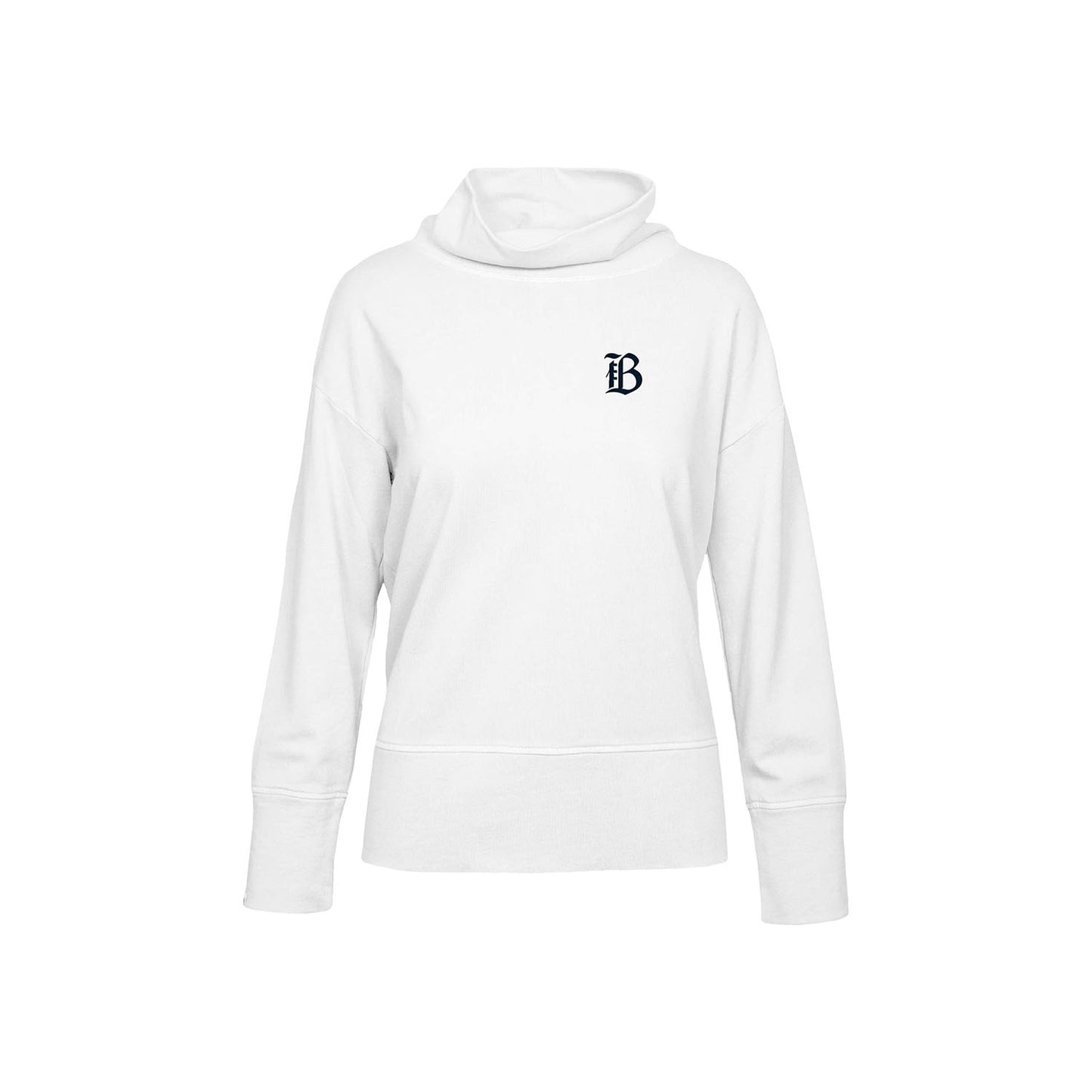 Women's Bay FC Levelwear Sunset White Sweatshirt - Front View