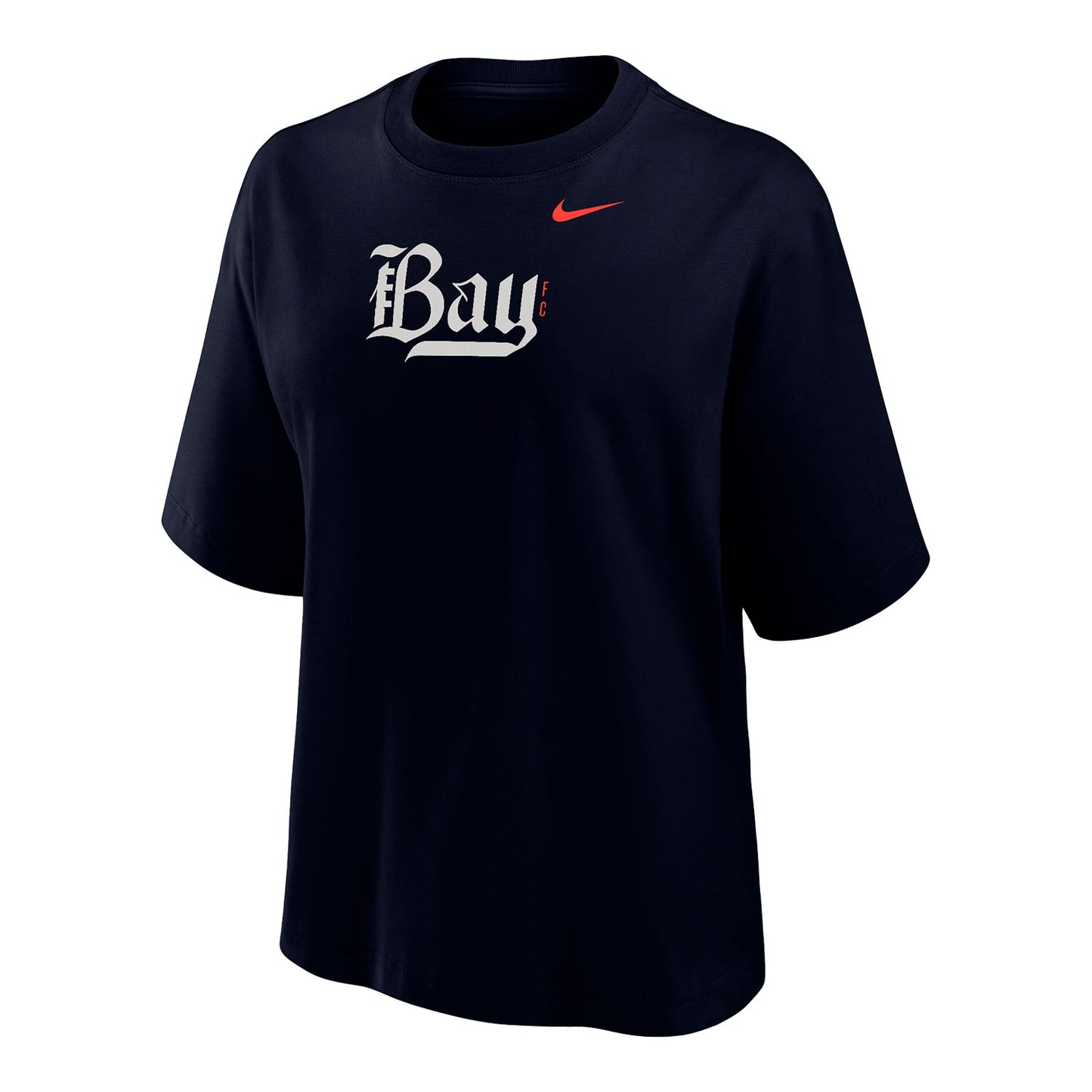 Women's Bay FC Navy Nike Boxy Tee