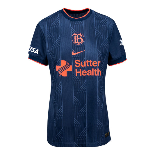 Women's Bay FC Nike 2025 Authentic Primary Jersey view 1