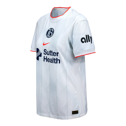 Women's Bay FC Nike 2025 Authentic Secondary Jersey view 2