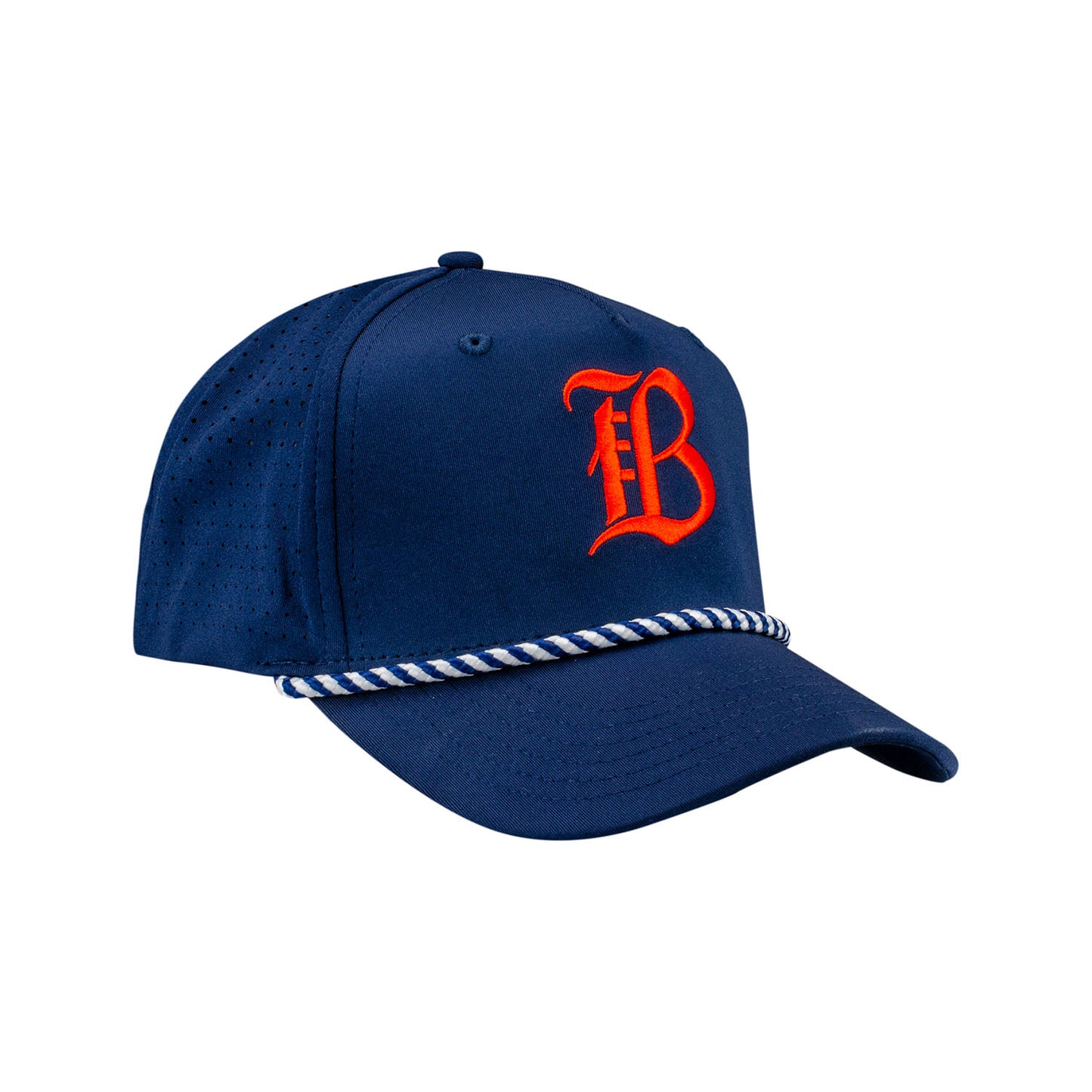 Adult Die Hard Bay FC Vented Navy Hat - Angled Right Side View