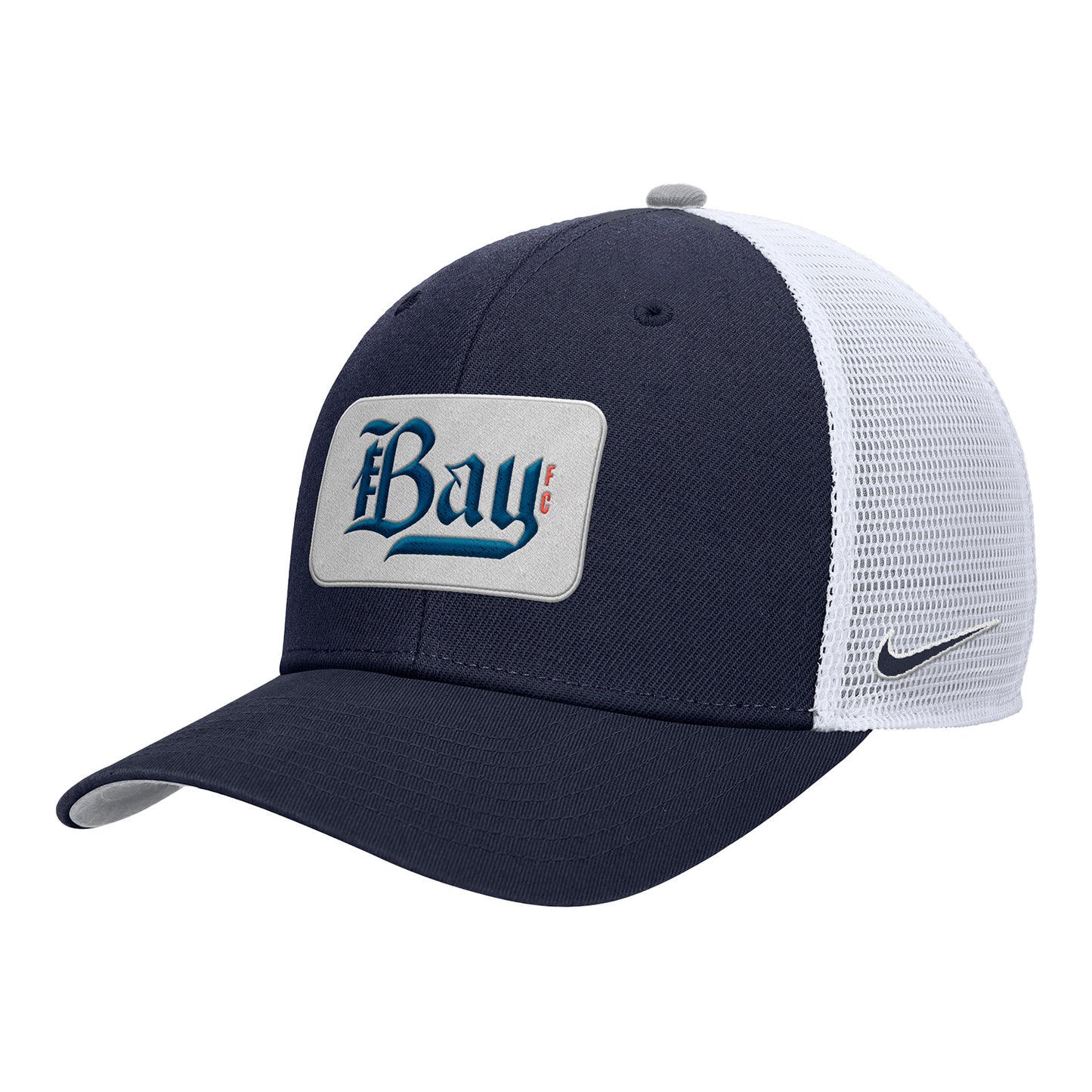 Bay FC Navy Nike Rise Trucker Hat