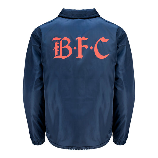 Unisex Official Bay FC Navy Coaches Jacket view 2