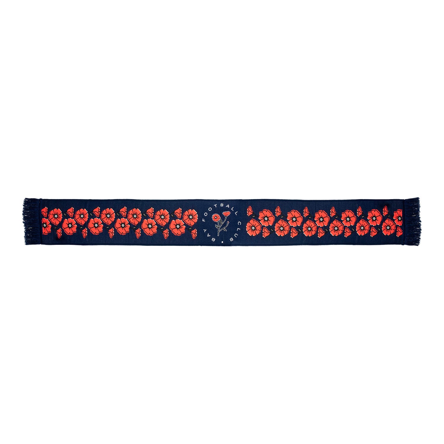 Bay FC 2025 Poppy Collection Scarf