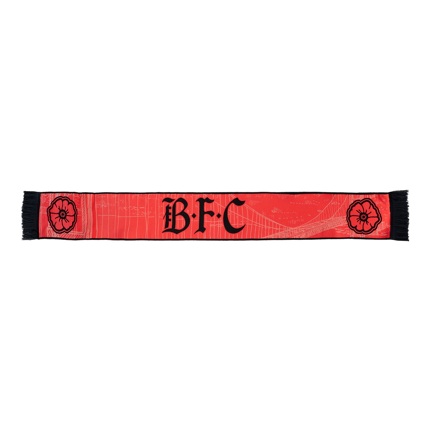 Bay FC 2026 Poppy Collection Scarf