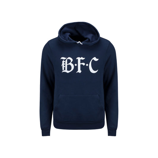 Unisex Bay FC Navy Hoodie - Front View
