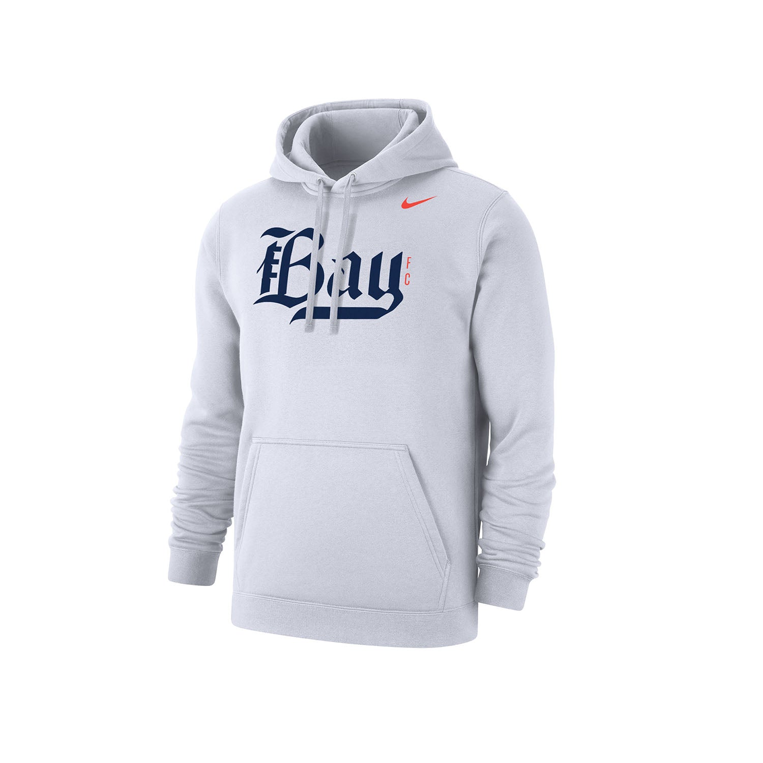 Men's Nike Bay FC Club Fleece White Hoodie