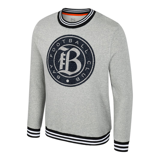 Unisex Bay FC Grey Club Level Crew view 1