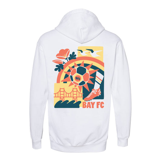 Unisex Bay FC Pride 2.0 Hoodie view 2