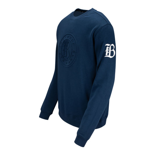 Unisex Bay FC Stadium Essentials Debossed Crew Sweatshirt view 2