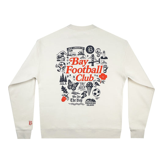 Unisex Bay FC Oaklandish Jubilee Crewneck Sweatshirt view 2