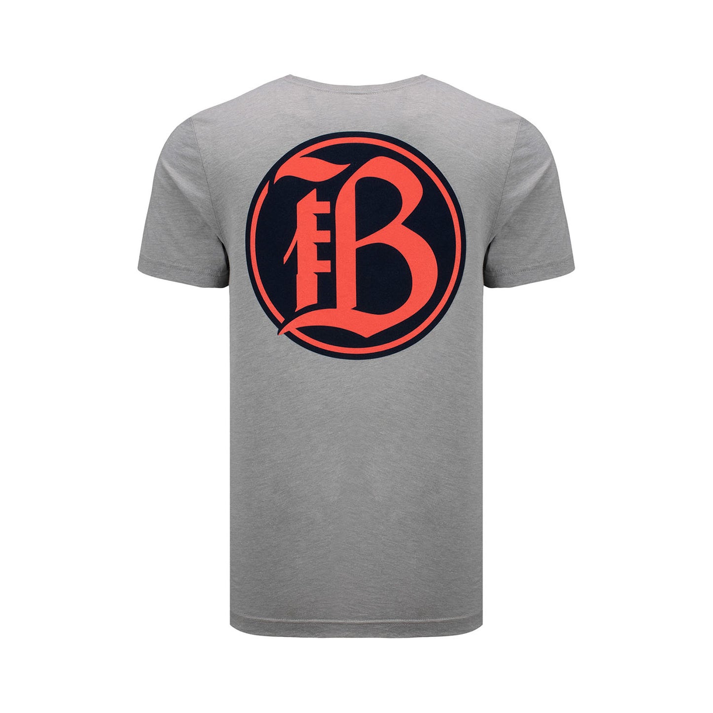 Unisex Bay FC Crest Grey Tee - Back View