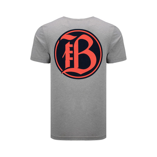 Unisex Bay FC Crest Grey Tee view 2