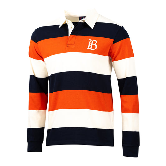 Unisex Bay FC Striped Long Sleeve Rugger Tee view 1