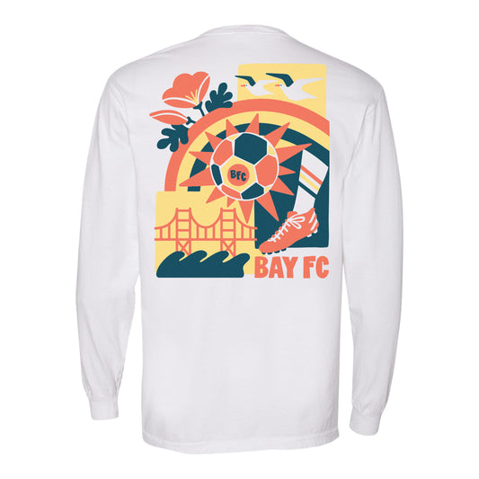 Unisex Bay FC Pride 2.0 Long Sleeve Tee view 2