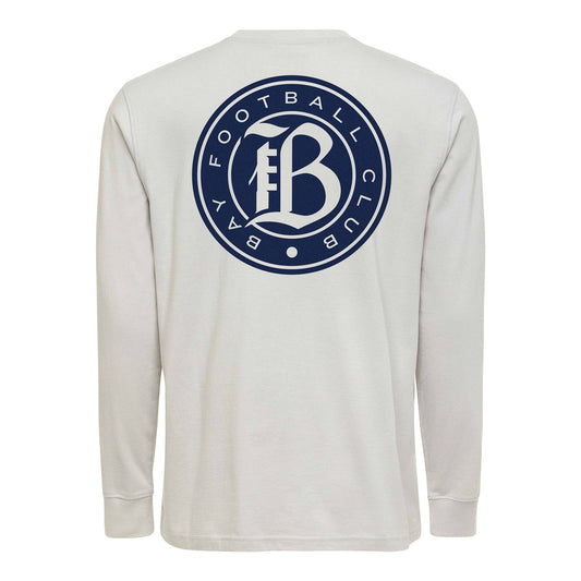 Unisex Bay FC Sportiqe Dove Wales Long Sleeve T-Shirt view 2