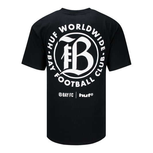 Unisex Bay FC x Huf Worldwide 2026 Logo T-Shirt view 2