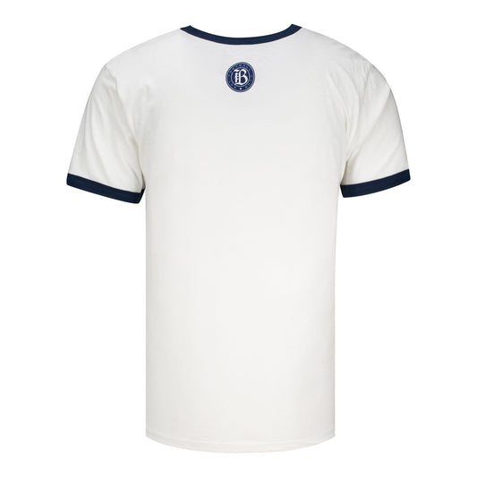 Unisex Bay FC Charlie Hustle Ringer Heart Tee view 2