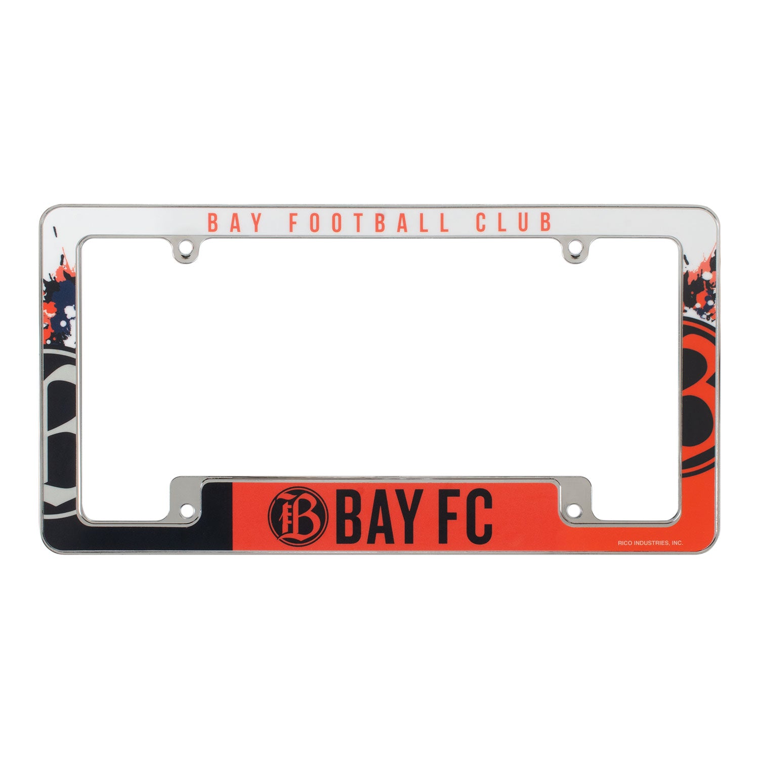 Bay FC Chrome License Plate Frame
