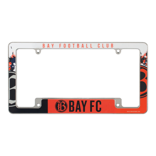 Bay FC Chrome License Plate Frame view 1