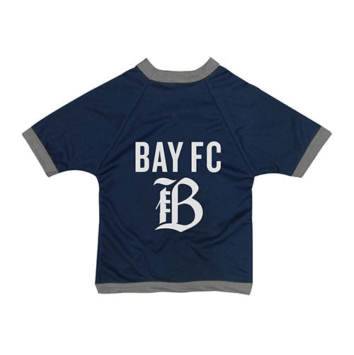 Bay FC All Star Dogs Pet Navy Jersey in Navy - Front View