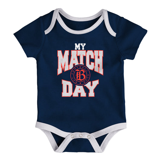 Infant Bay FC Outerstuff 3 Pack Creeper Set view 2