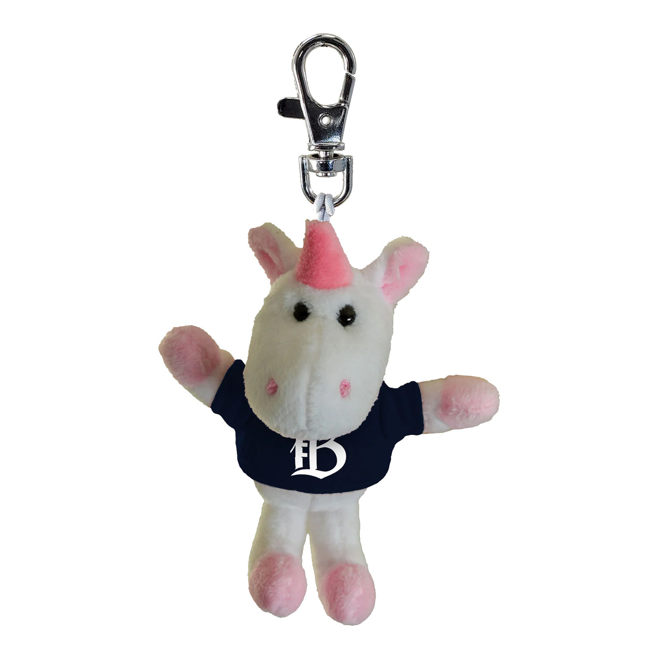Bay FC Unicorn Keychain Plush - Front View