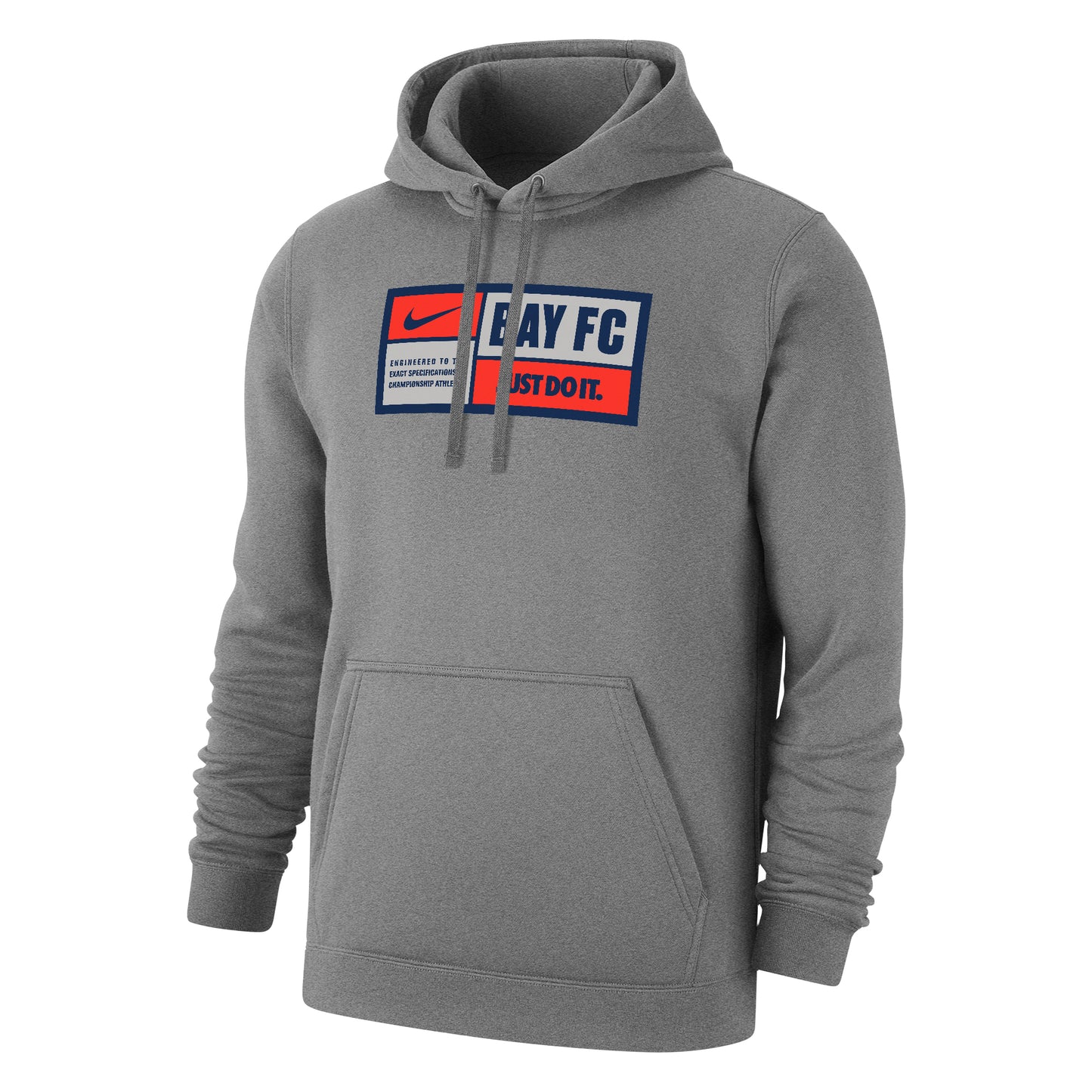 Unisex Bay FC Nike Club Fleece Hoodie - Front View