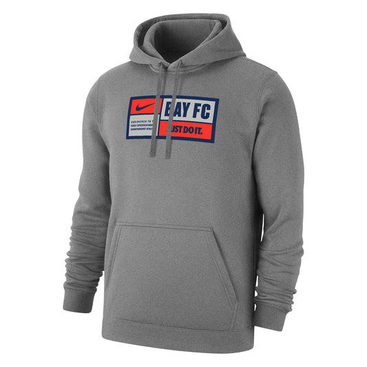 Unisex Bay FC Nike Club Fleece Hoodie view 1