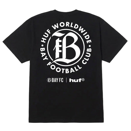 Unisex Bay FC x Huf Worldwide 2026 Logo T-Shirt view 2