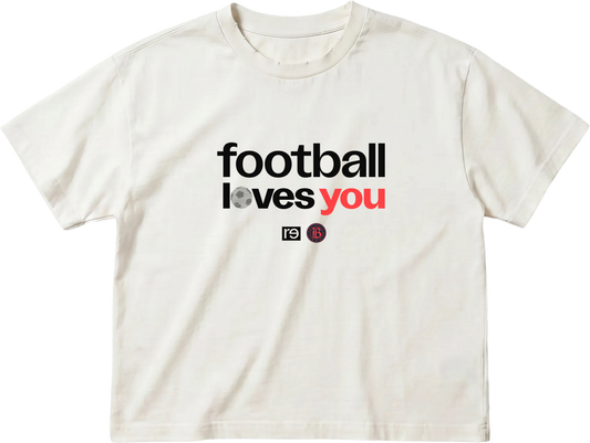 Unisex Bay FC x RE-INC Pride Football Loves You T-Shirt view 2