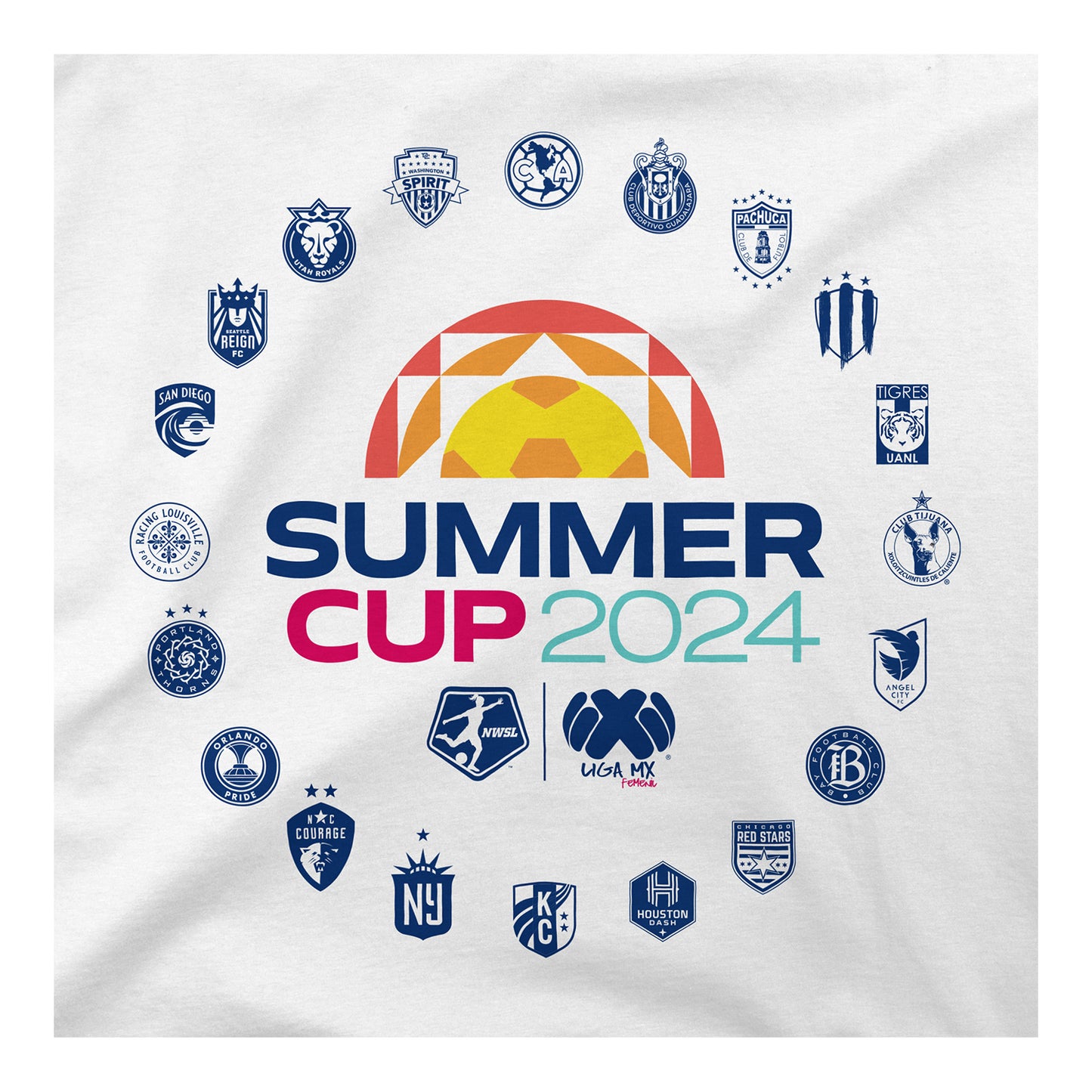 Unisex NWSL Summer Cup White T-Shirt