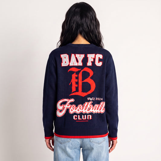 Unisex Bay FC Wild Collective Crew Neck Logo Sweater view 2
