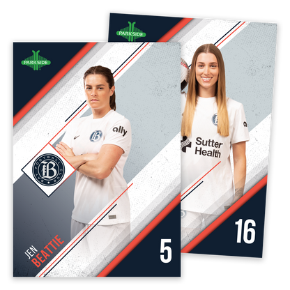 2024 Bay FC Inaugural Team Set - Front Cards View 1