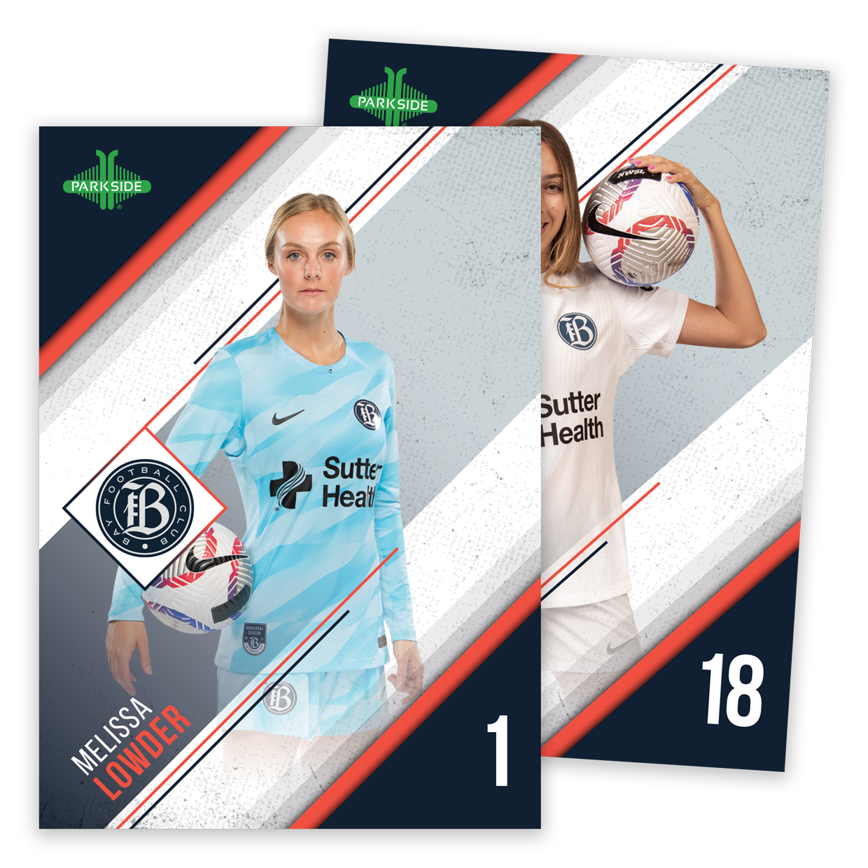 2024 Bay FC Inaugural Team Set - Front Cards View 2