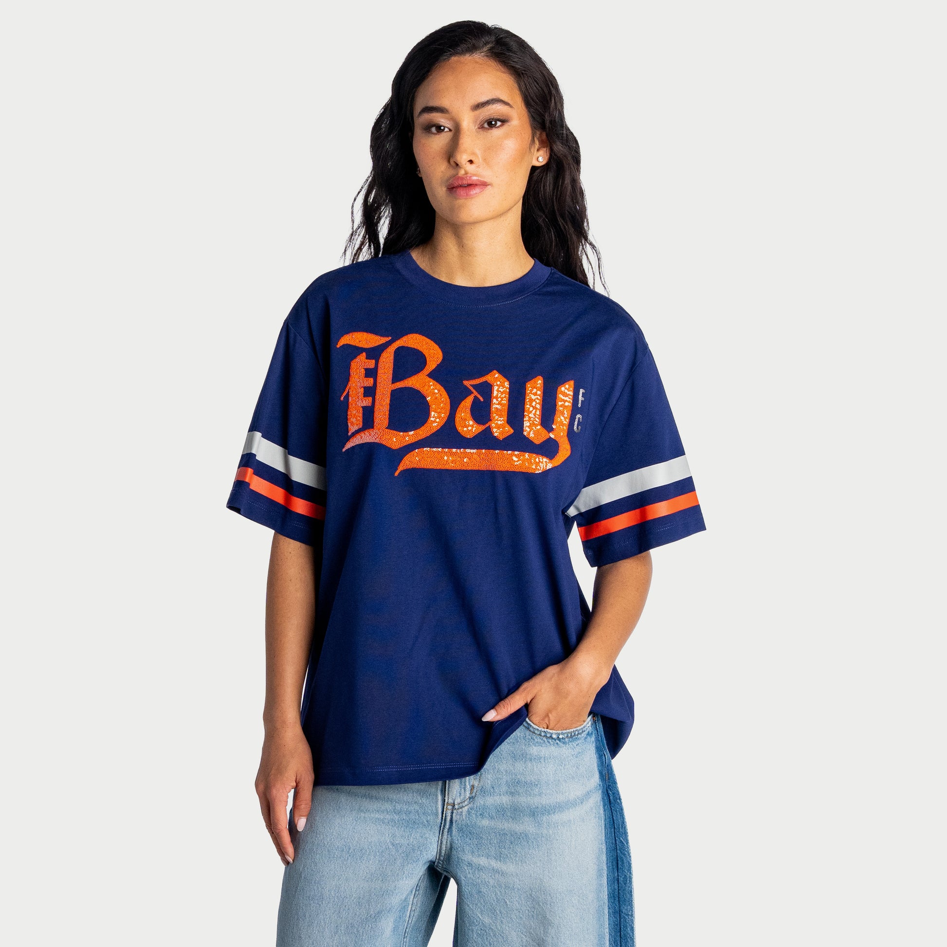 Women's Bay FC Wild Collective Sequin T-Shirt