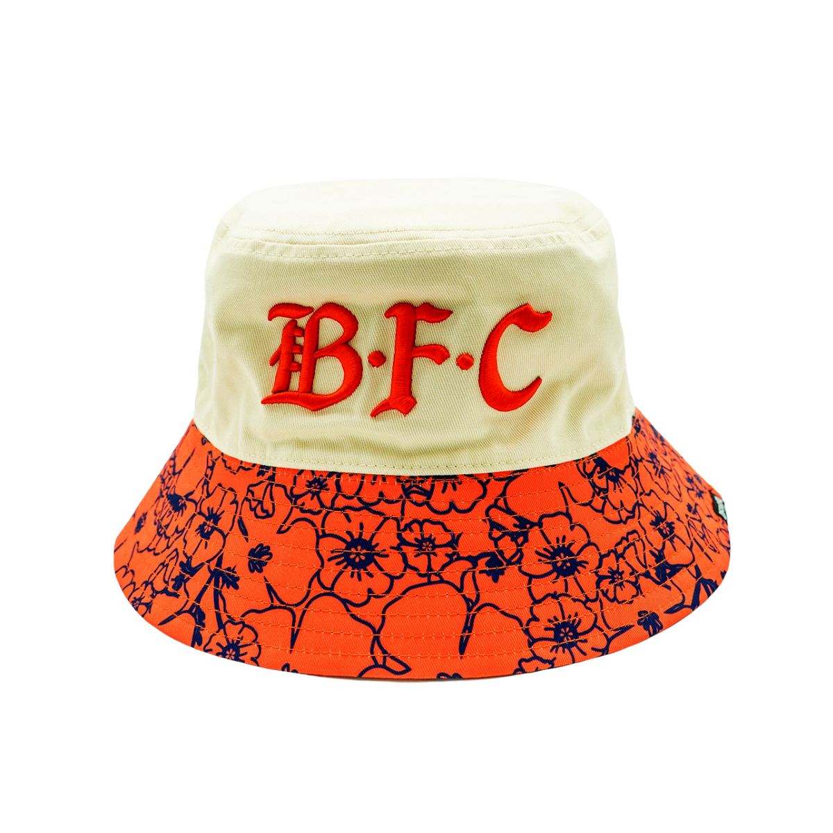 Bay FC Poppy & Navy Reversible Bucket Hat