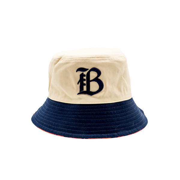 Bay FC Poppy & Navy Reversible Bucket Hat – Bay FC | Official Store