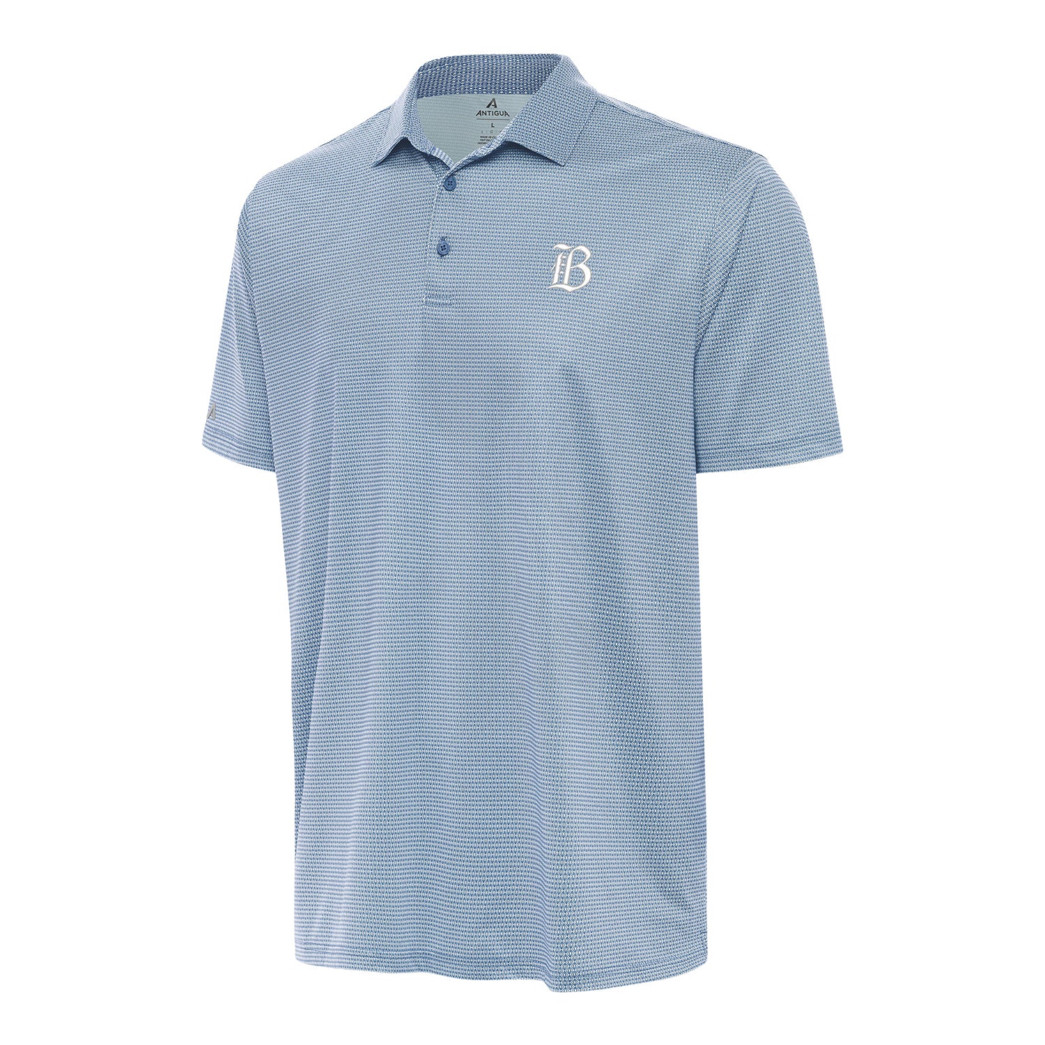 Unisex Bay FC Antigua White & Harbor Blue Rings Polo