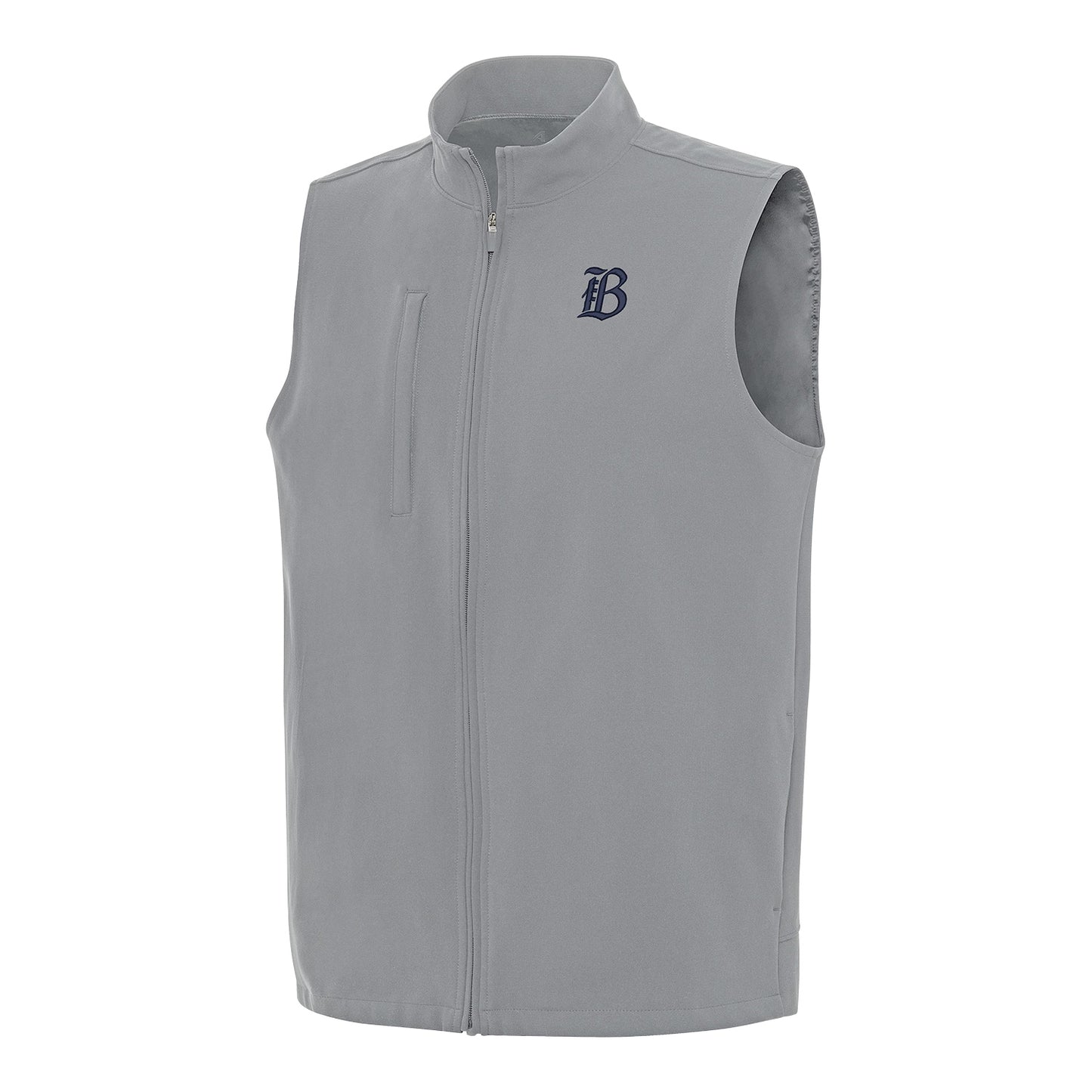 Unisex Bay FC Antigua Skyscraper Grey Regard Full Zip Vest