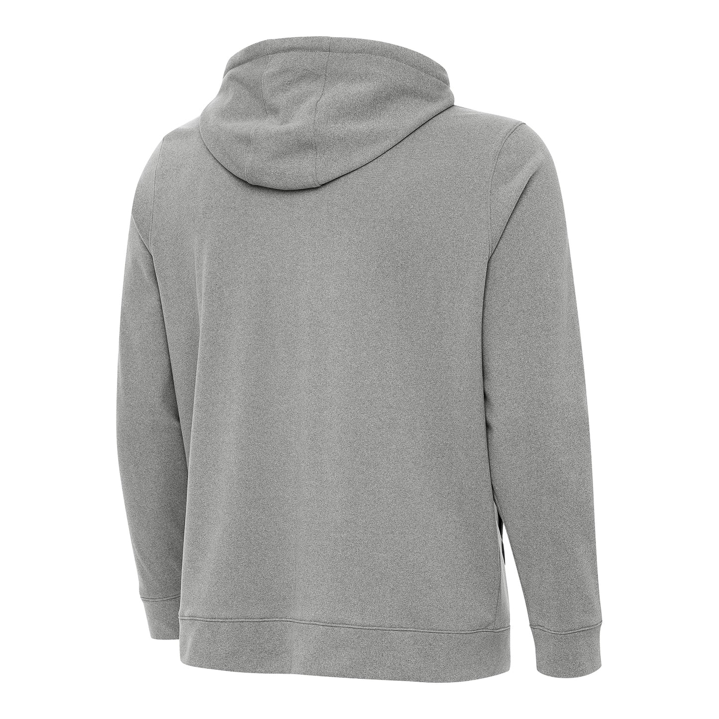 Unisex Bay FC Antigua Grey Heather Effortless Full Zip Hooded Sweatshirt