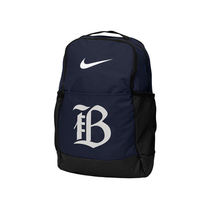 Nike Bay FC Brasilia Navy Backpack - Front Side View
