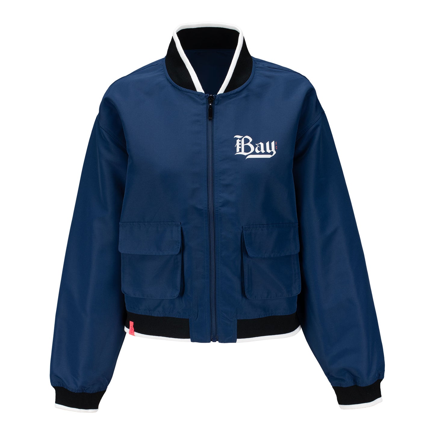 Women's Bay FC Navy Bomber Jacket