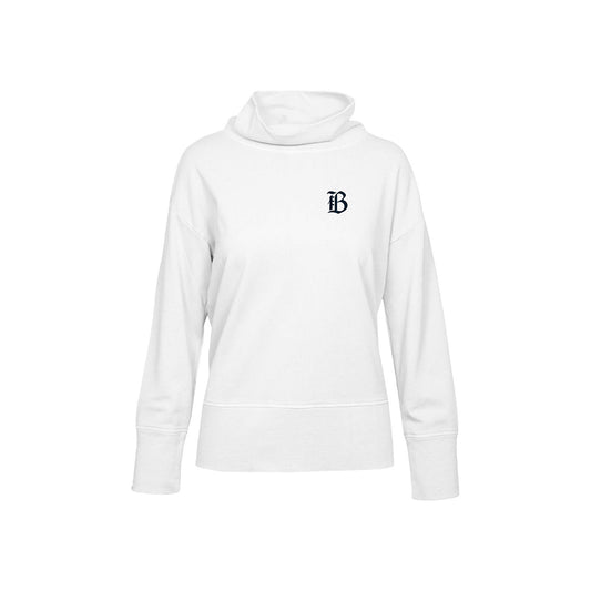 Women's Bay FC  Levelwear Sunset White Sweatshirt - Front View