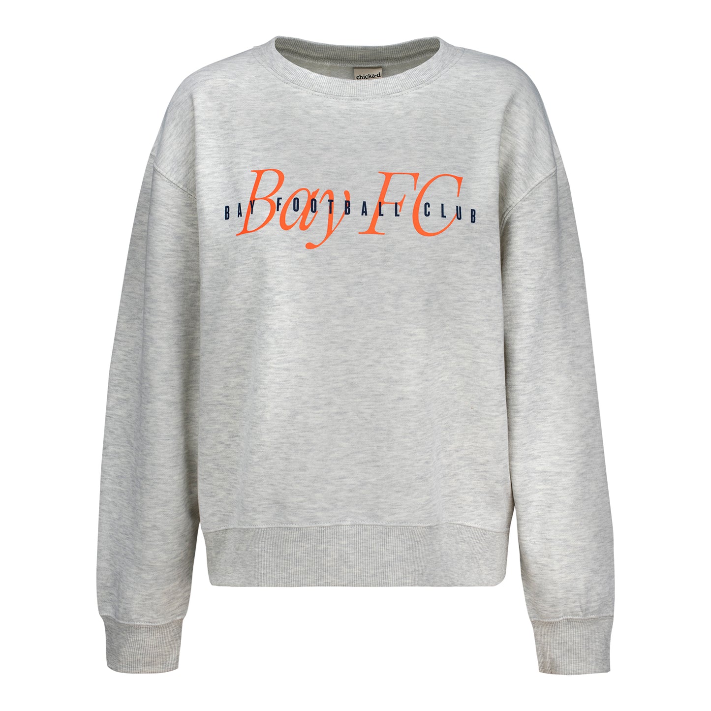 Women's Bay FC Old School Crew Ash Grey Crew