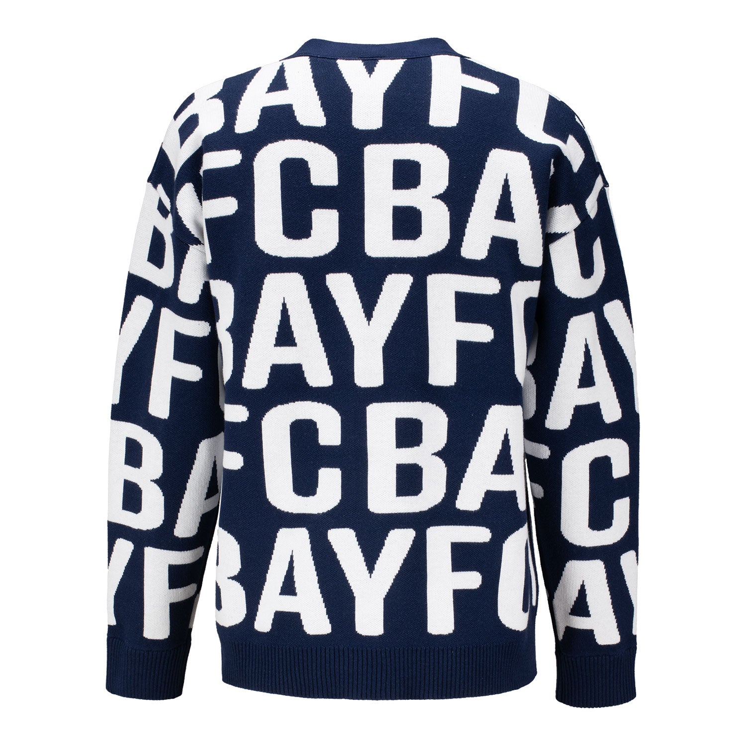 Women's Bay FC Navy Shea Jacquard Sweater