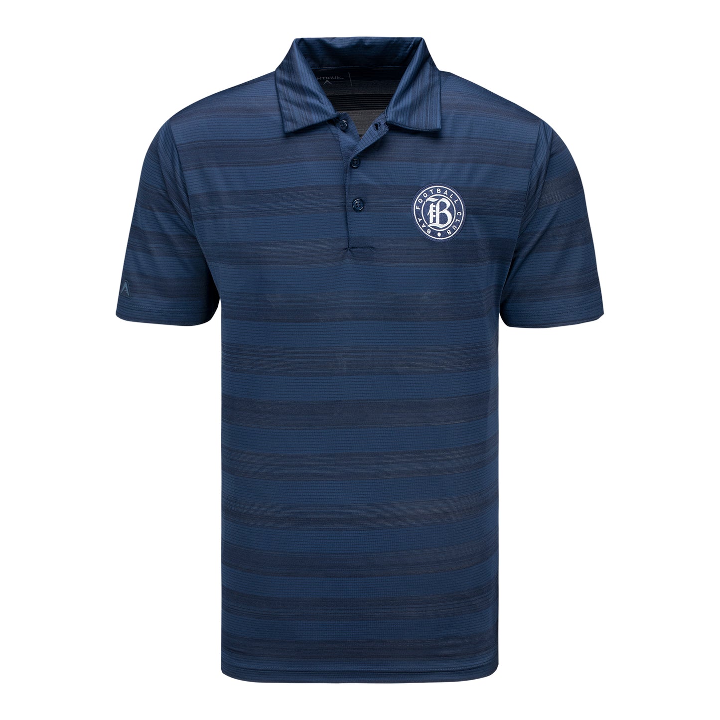 Bay FC Primary Badge Navy Polo - Front View