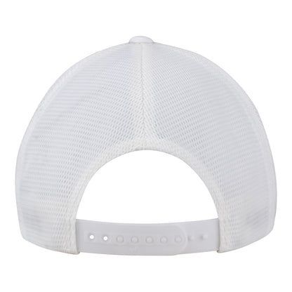 Unisex Bay FC White Trucker Hat - Back View